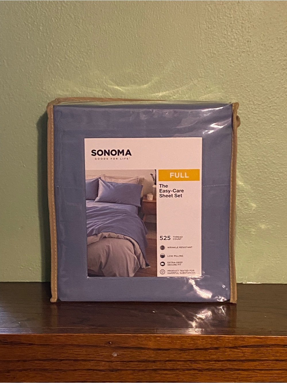 SONOMA Easy-Care Full Sheet Set in Blue
